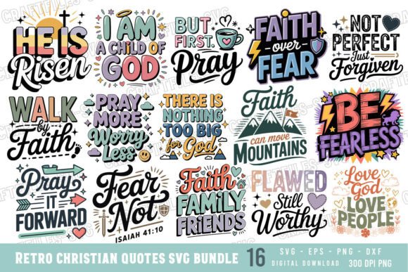 Christian SVG Bundle: Graphics for T-Shirt Designs