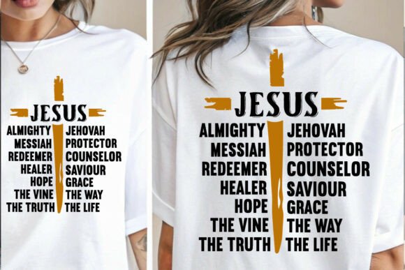 Jesus SVG Christian Graphics for T-Shirt Designs